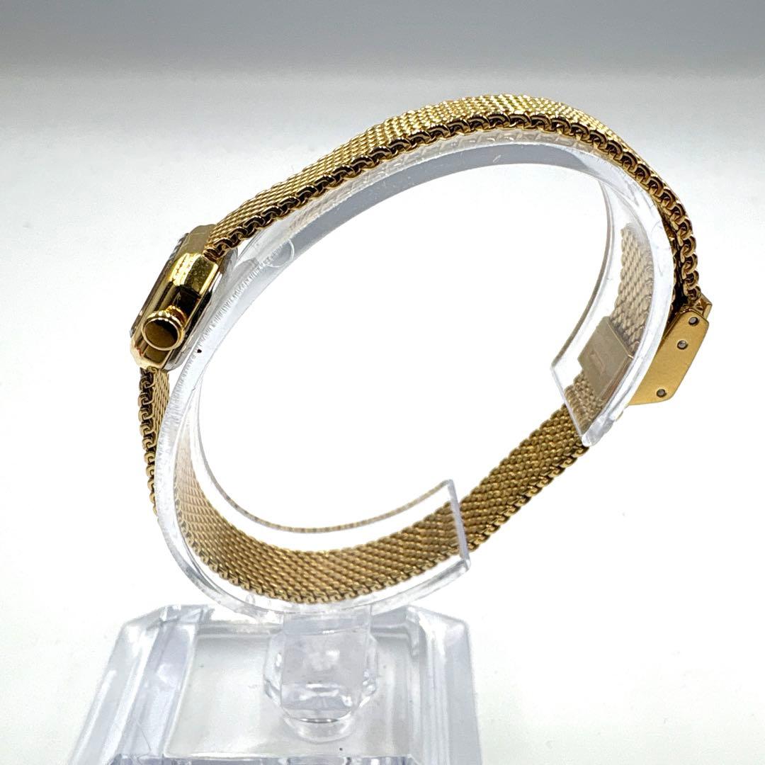 【超美品】CITIZEN 新品電池　kii ゴールド　ミニ時計 オクタゴン