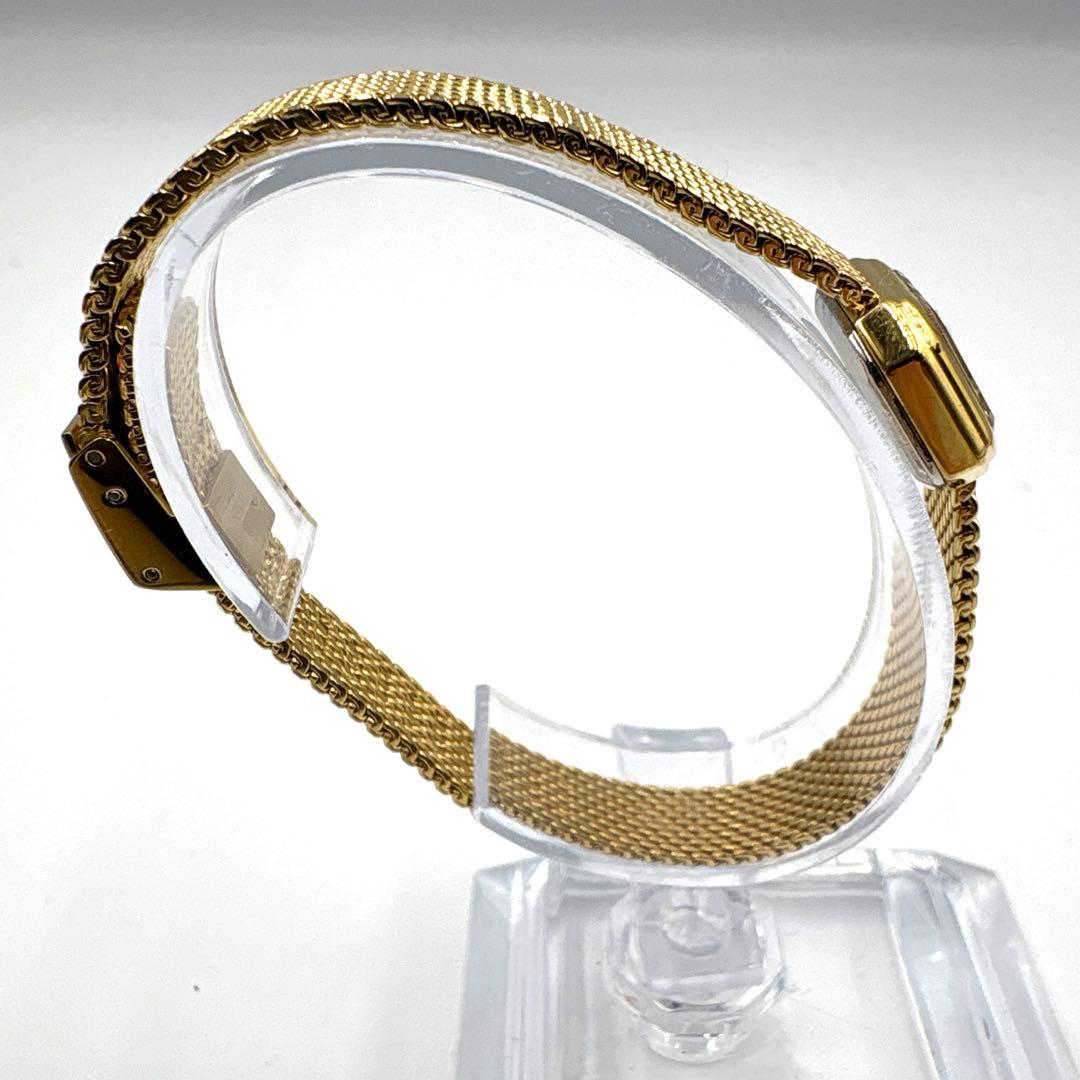 【超美品】CITIZEN 新品電池　kii ゴールド　ミニ時計 オクタゴン