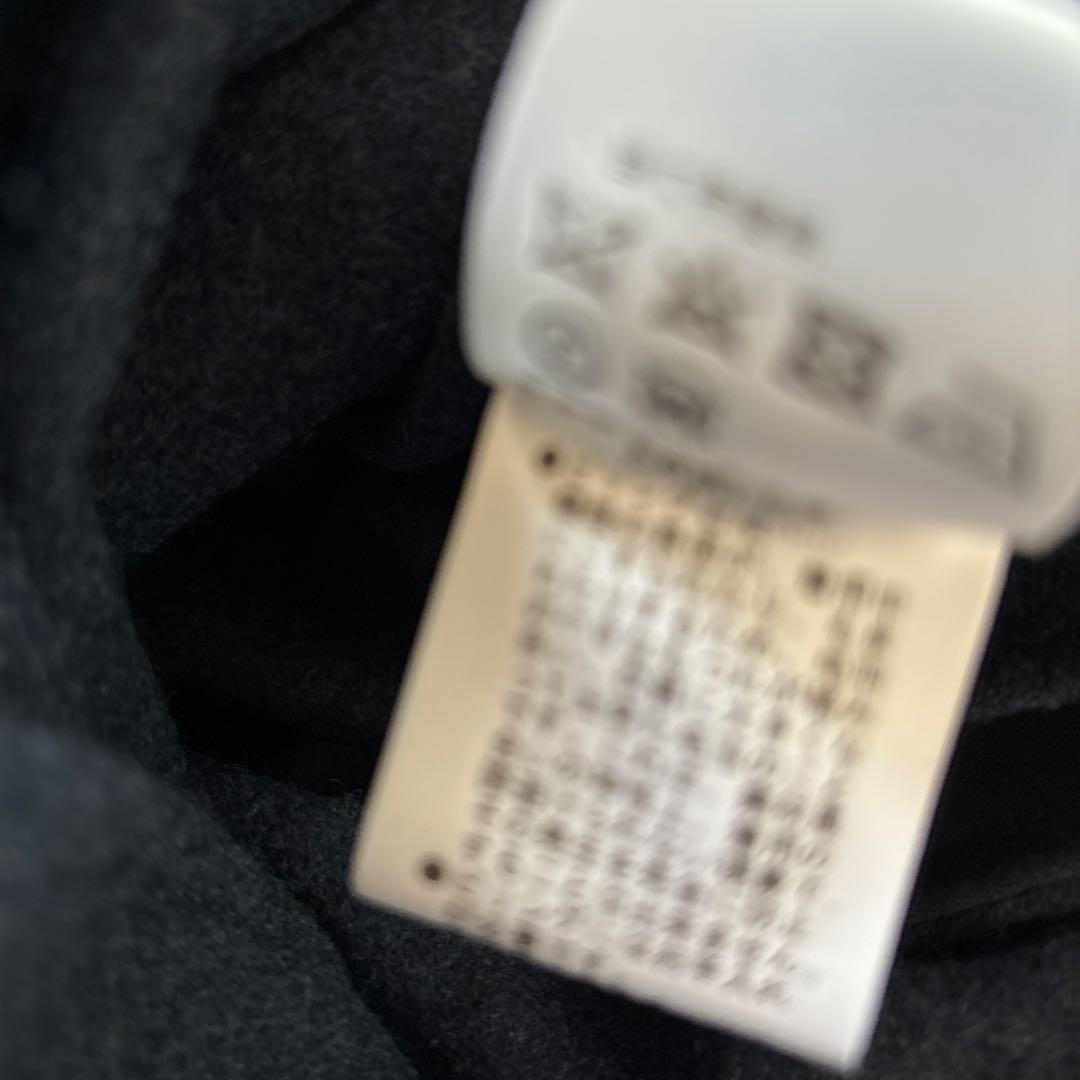 美品 ノンノ NONNO ロングシャツワンピース ネイビー フリーサイズ