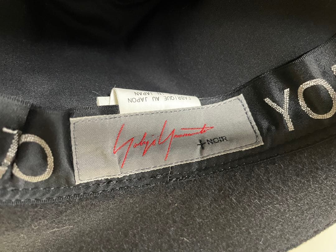 ヨウジヤマモト Yohji Yamamoto +NOIR ウールフェルトハット