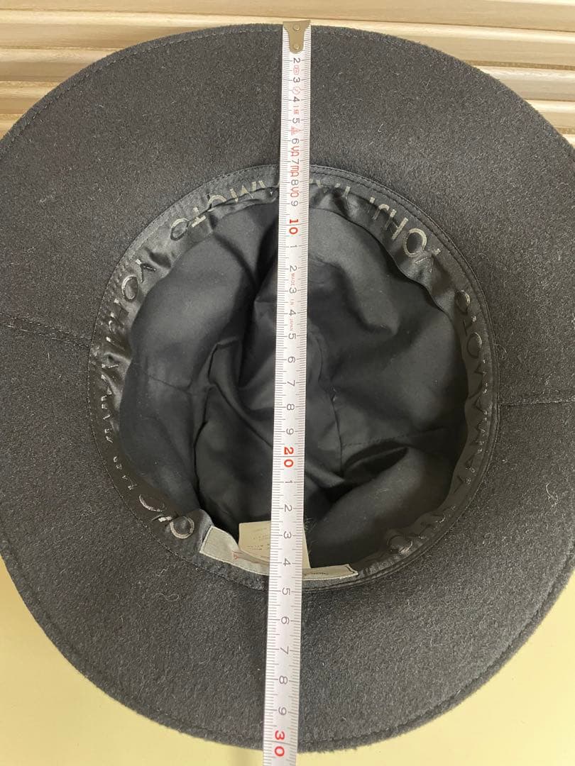 ヨウジヤマモト Yohji Yamamoto +NOIR ウールフェルトハット