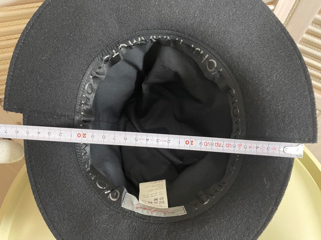ヨウジヤマモト Yohji Yamamoto +NOIR ウールフェルトハット