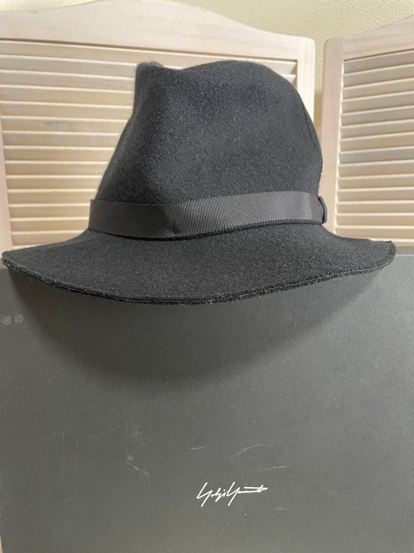 ヨウジヤマモト Yohji Yamamoto +NOIR ウールフェルトハット