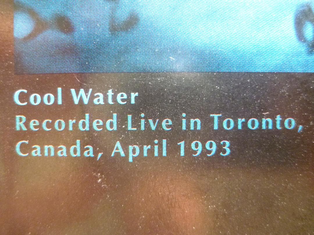 (レア)　Daniel Lanois ライブ盤　ラノア　Cool Water