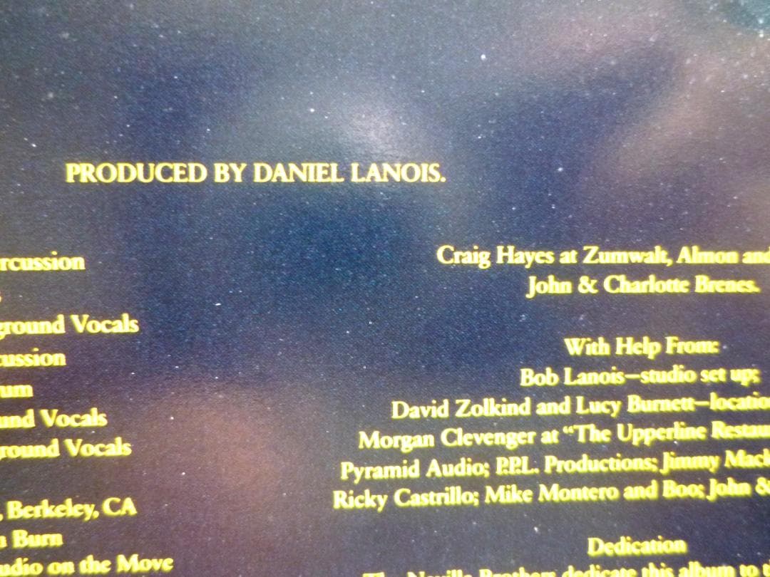 (レア)　Daniel Lanois ライブ盤　ラノア　Cool Water