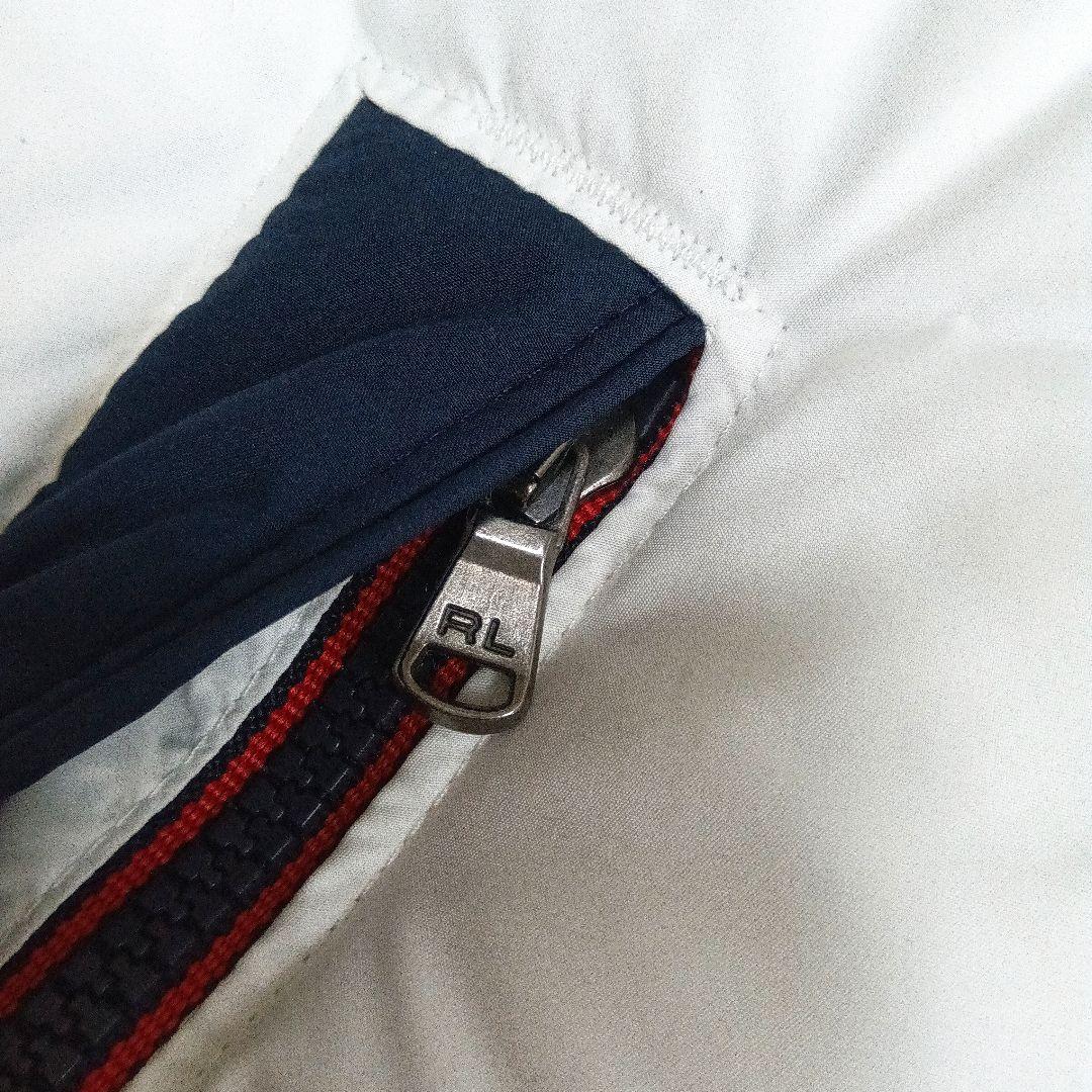 POLO Ralph Lauren ホワイト 白　ダウンベスト　ビックポニー刺繍