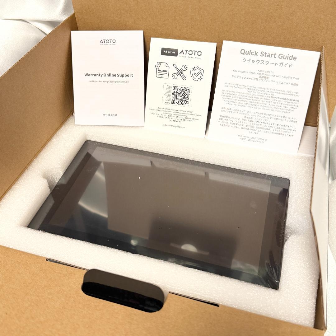 ATOTOLIFE A5L 9インチ アンドロイドナビ ワイヤレスCarPlay