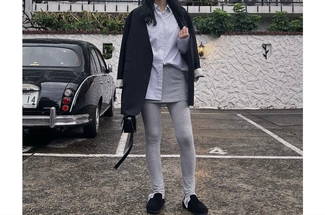 新作 完売 ETRE TOKYO カットソースリムスカパン レギンス パンツ F