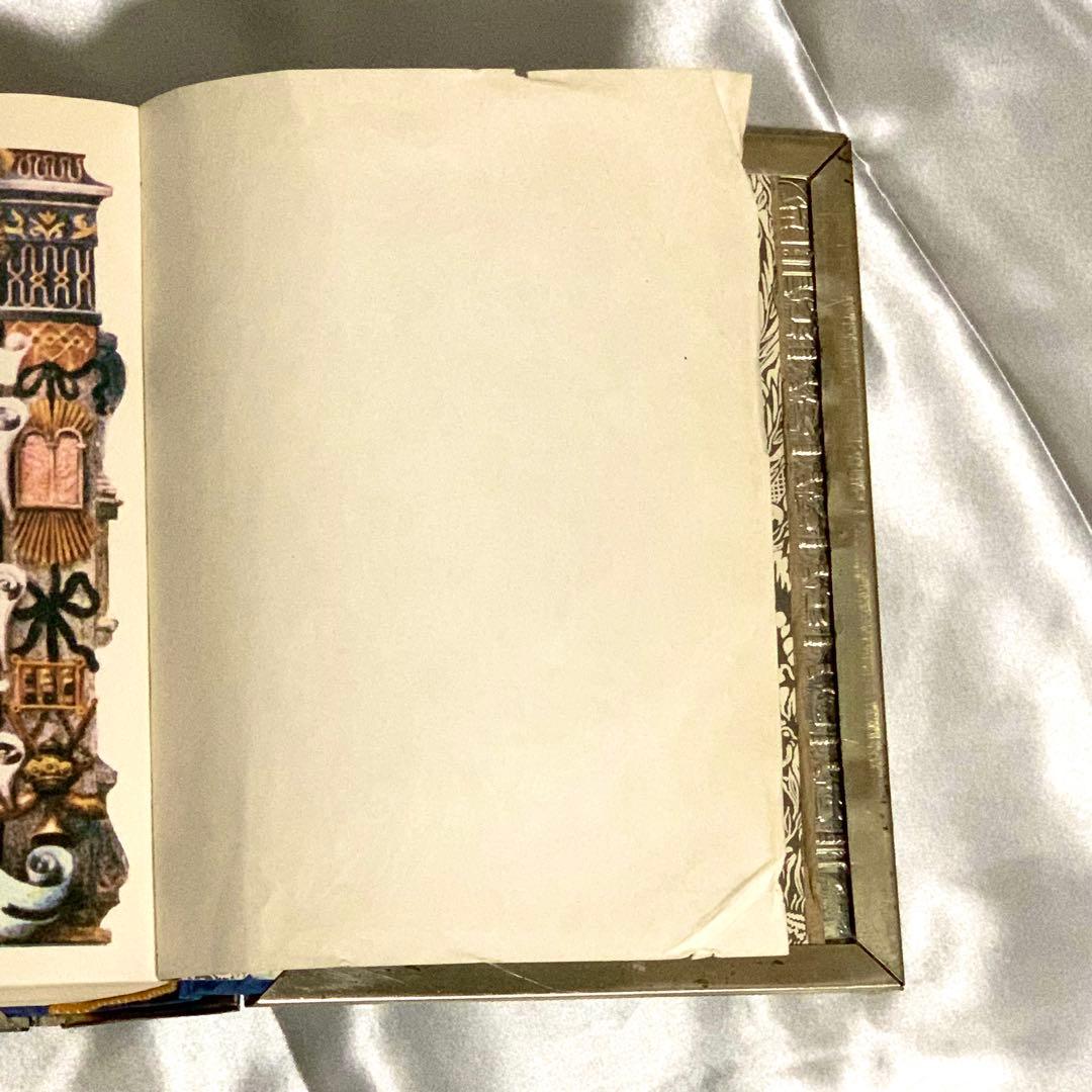 1972年 ヘブライ語 ユダヤ教聖書（旧約聖書） 豪華金属装丁 宝石風装飾 古書