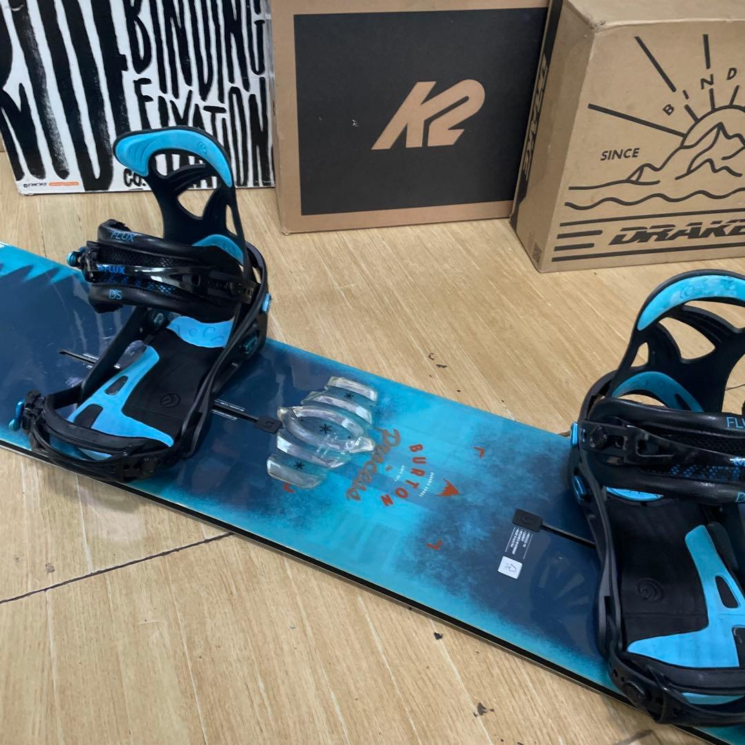 BURTON×FLUX　バートン　マクモリス愛用スノーボード　バインディング付