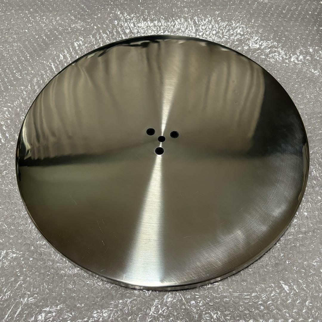 ステンレスコーヒーテーブル サイドテーブル ヘアライン仕上げ カフェ バルコニー