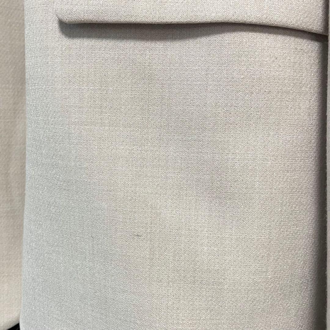 美品 ノーブル ダブルクロスカラーレスジャケット ベージュ系 24AW