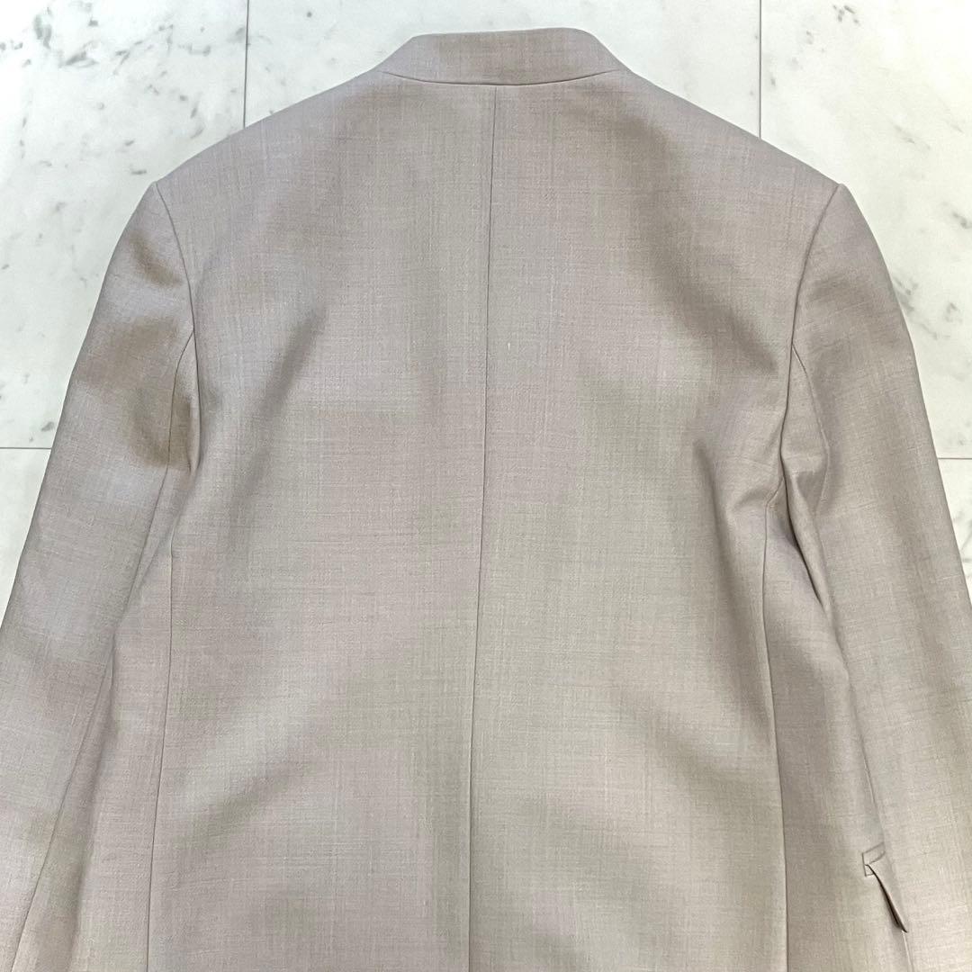 美品 ノーブル ダブルクロスカラーレスジャケット ベージュ系 24AW