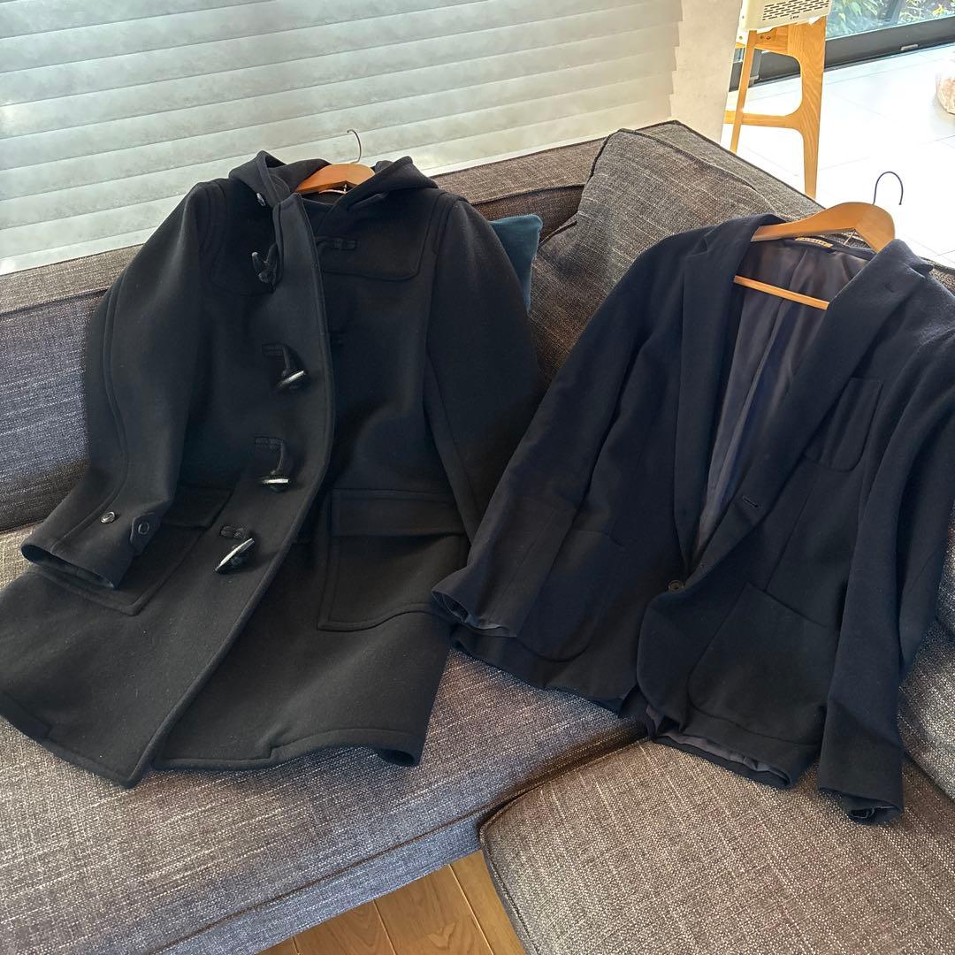 AURALEE 黒 ロングダッフルコートほぼ新品美品