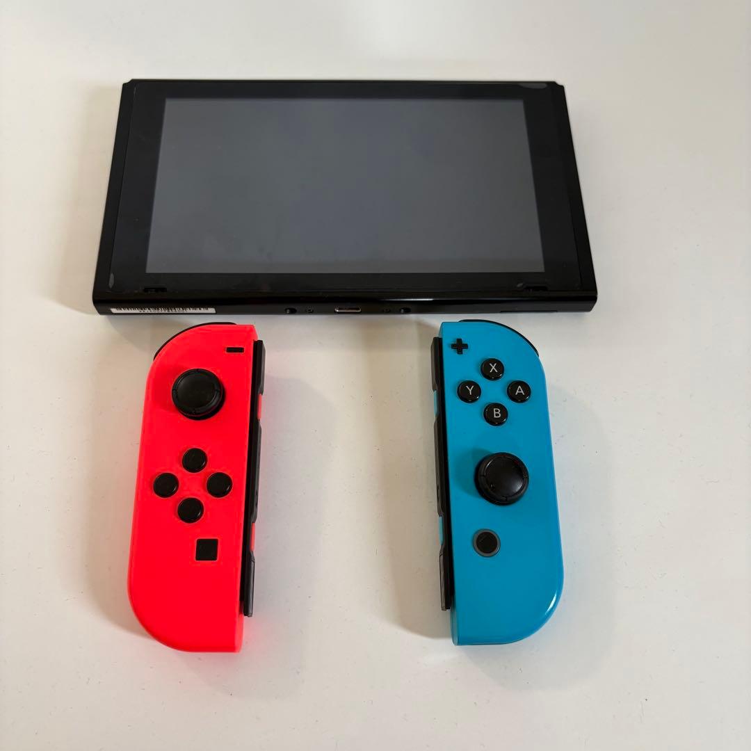 ジャンク品 Nintendo Switch 本体 赤/青 Joy-Con付き