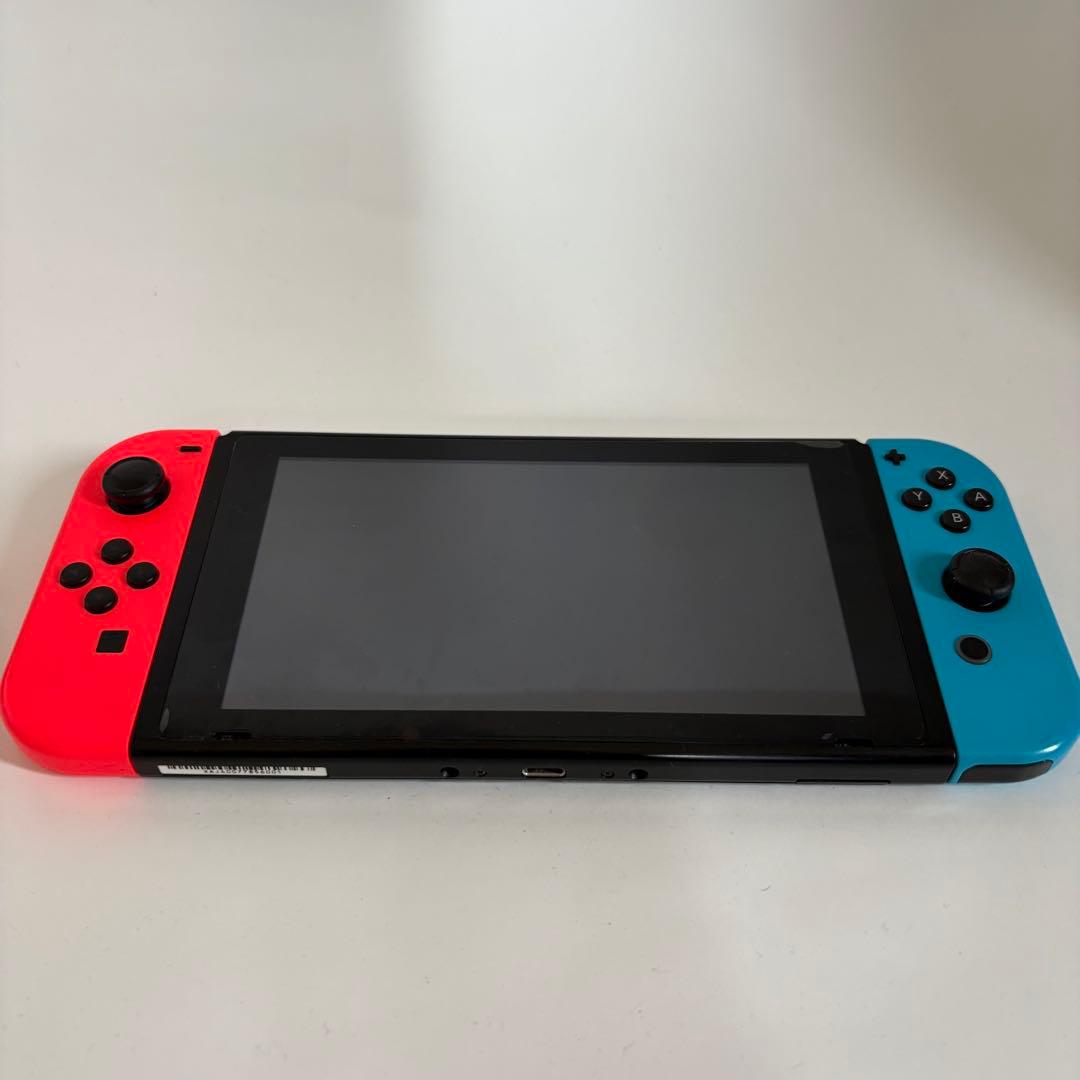 ジャンク品 Nintendo Switch 本体 赤/青 Joy-Con付き