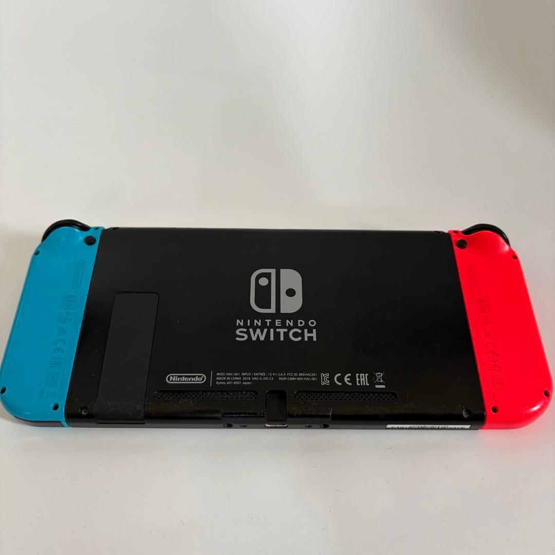 ジャンク品 Nintendo Switch 本体 赤/青 Joy-Con付き