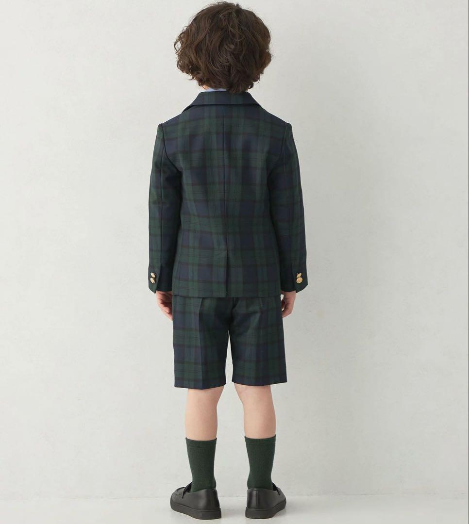 新品　グリーンレーベル　セレモニー　ブラックウォッチ　ジャケット　パンツ　120