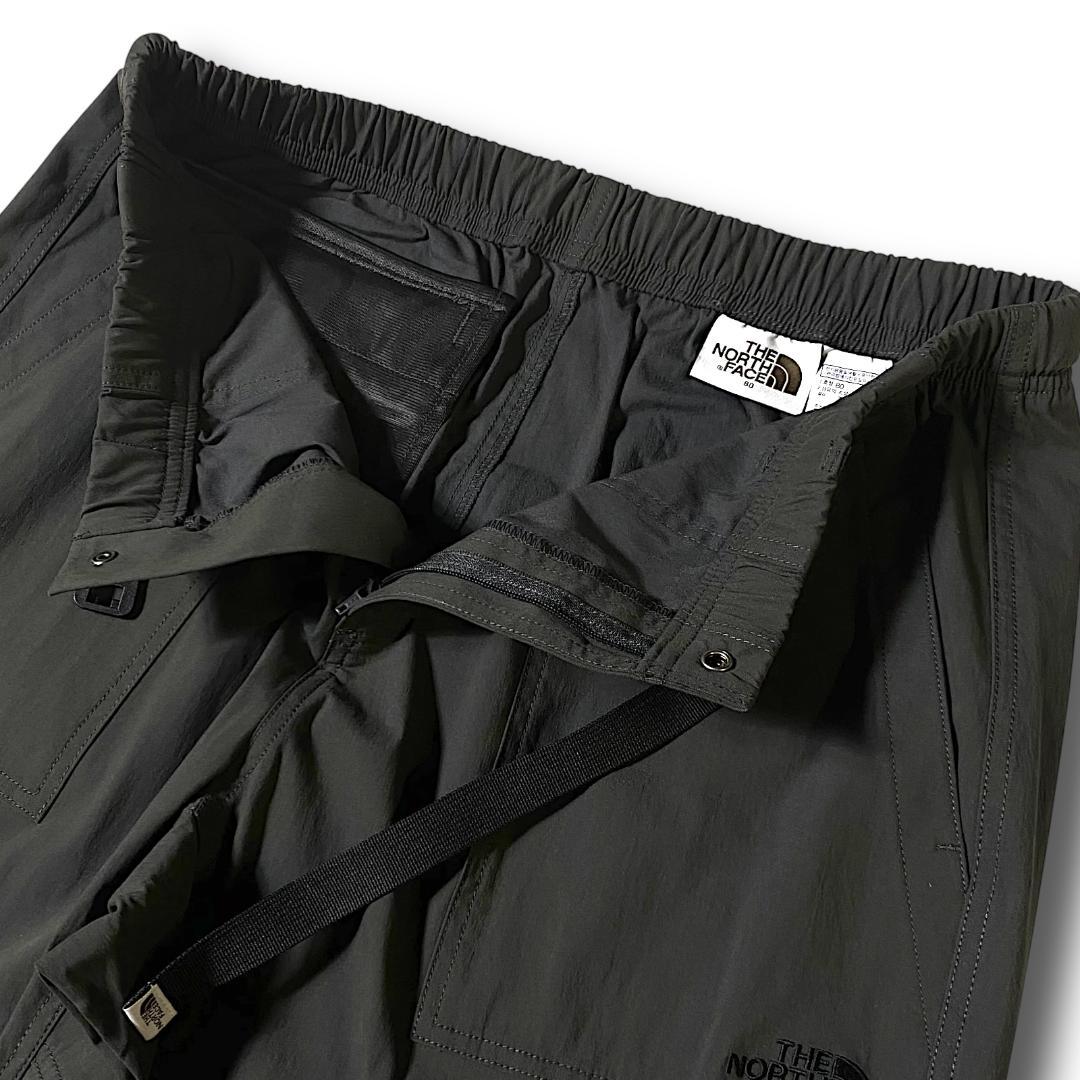 M 新品 ノースフェイス ロゴ刺繍 ストレッチ テーパードパンツ チノパン