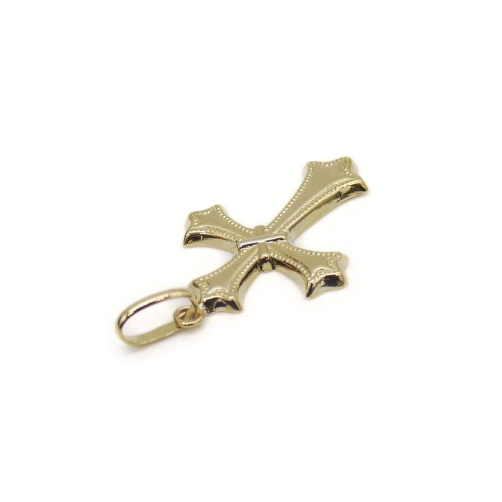 K18 クロスペンダント 十字 18金 ネックレストップ Y04684