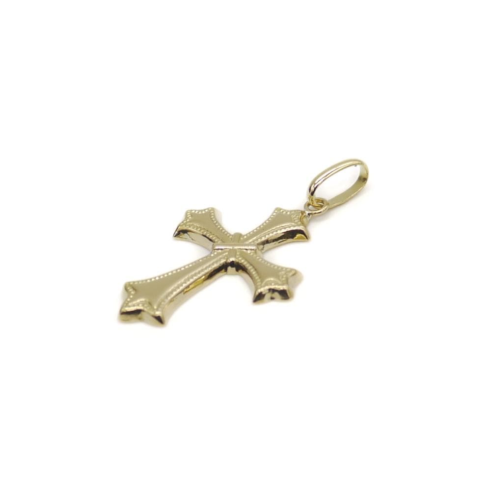 K18 クロスペンダント 十字 18金 ネックレストップ Y04684