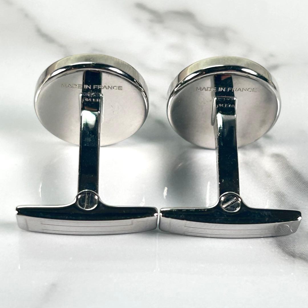 メ*7様 美品✨エルメス セリエ リコル2 カフス カフリンクス ホワイト×シル