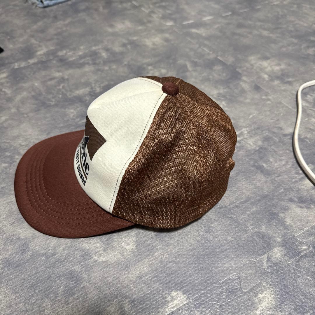 ヒステリックグラマー キャップ ブラウン/ホワイト