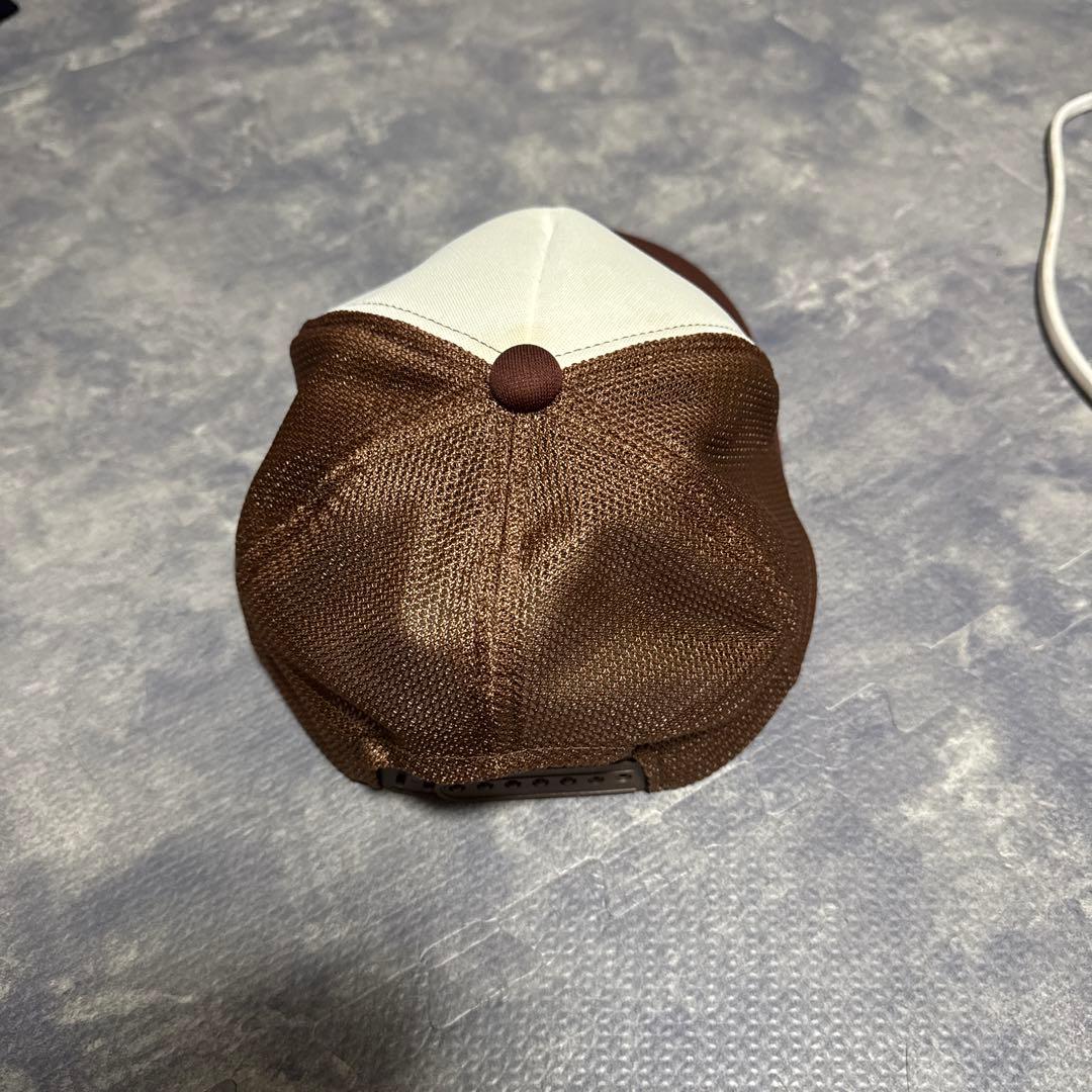 ヒステリックグラマー キャップ ブラウン/ホワイト