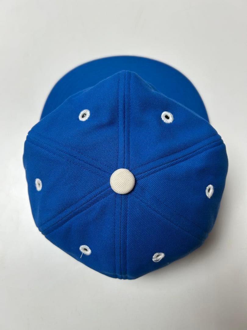 中日ドラゴンズ　ブルー/青　キャップ　刺繍ロゴ　57サイズ