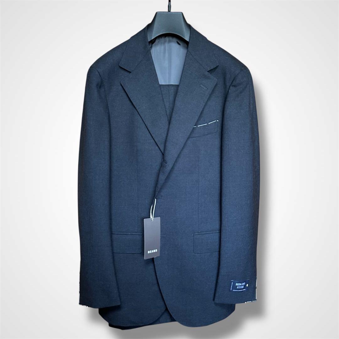 BEAMS F スーツ 48 チャコールグレー
