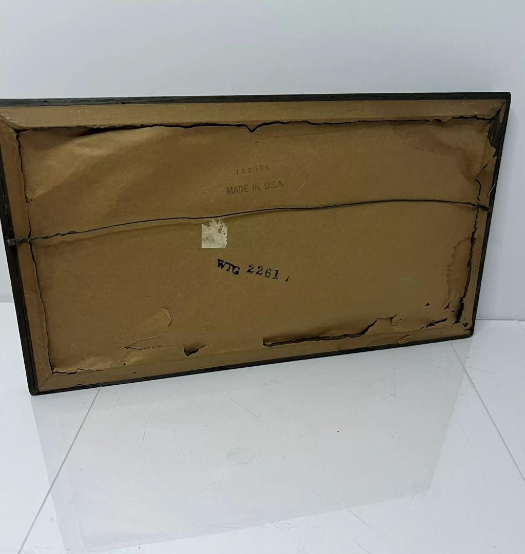 1960年代 Turnerウォールアクセサリー 壁掛け3Dウッドフレーム