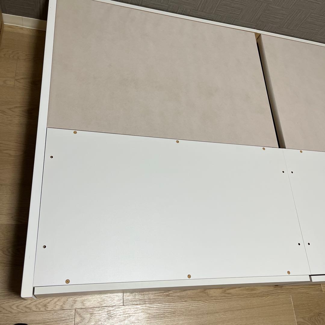 ニトリ ベッドフレーム ヴァイン2 浅型 セミダブル 収納 d2792