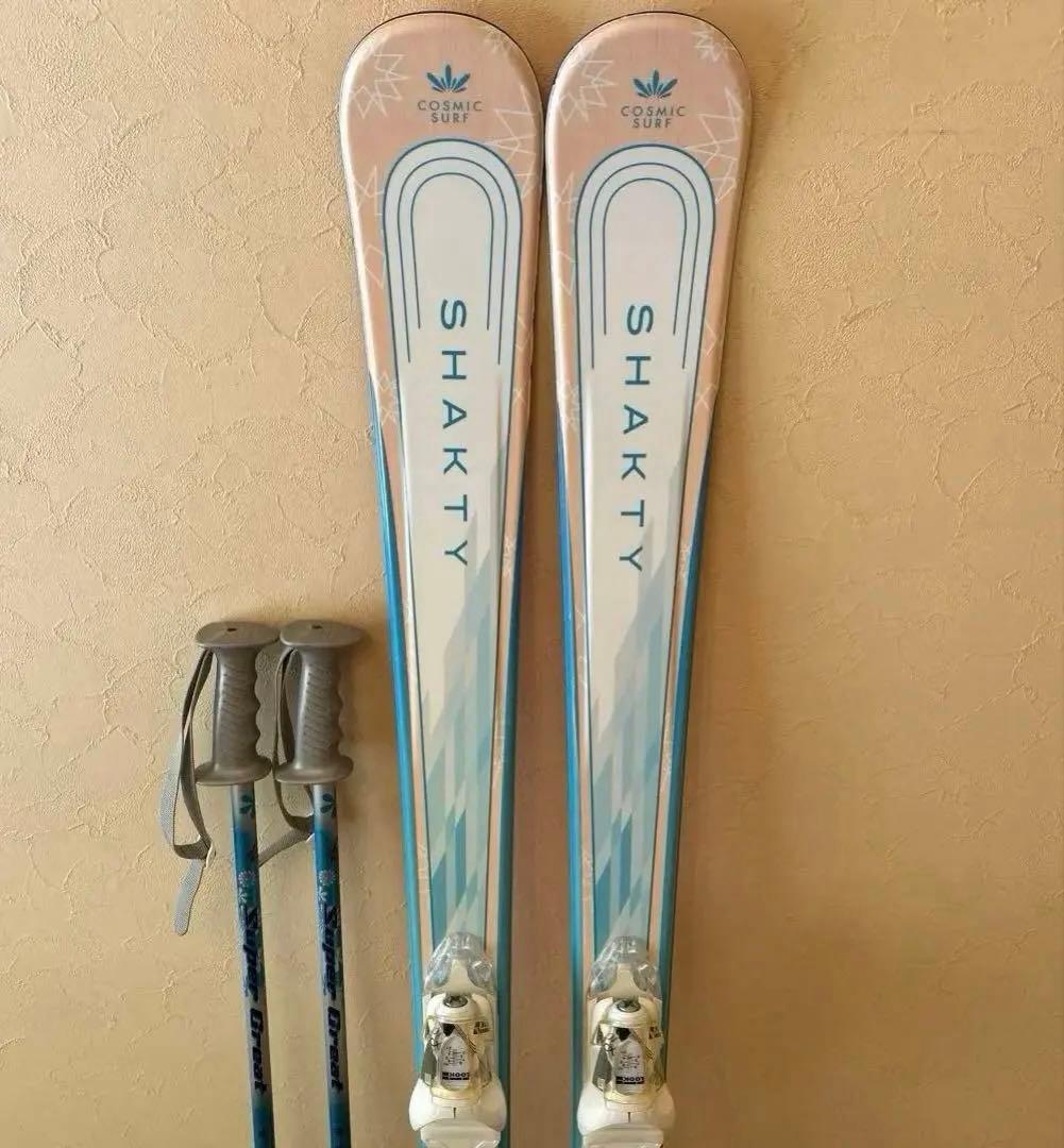 ◾️カービングスキーセット　スキー板156㎝ ブーツ25㎝ 女性用　レディース用