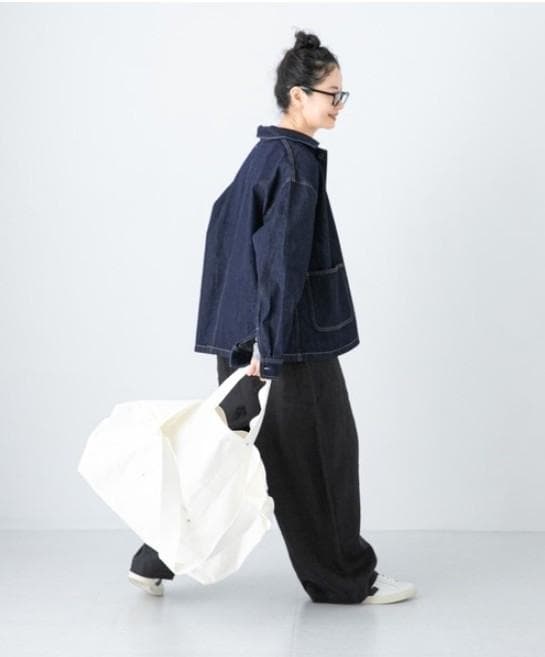 デニムカバーオール sizeFREE　Indigo　かぐれ