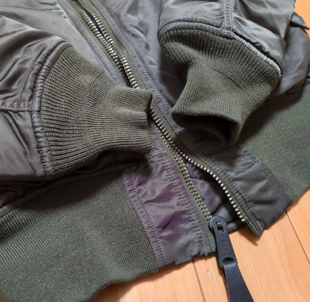 美品 ALPHA フライトジャケットMA-1 MIL-J-82790J USAF