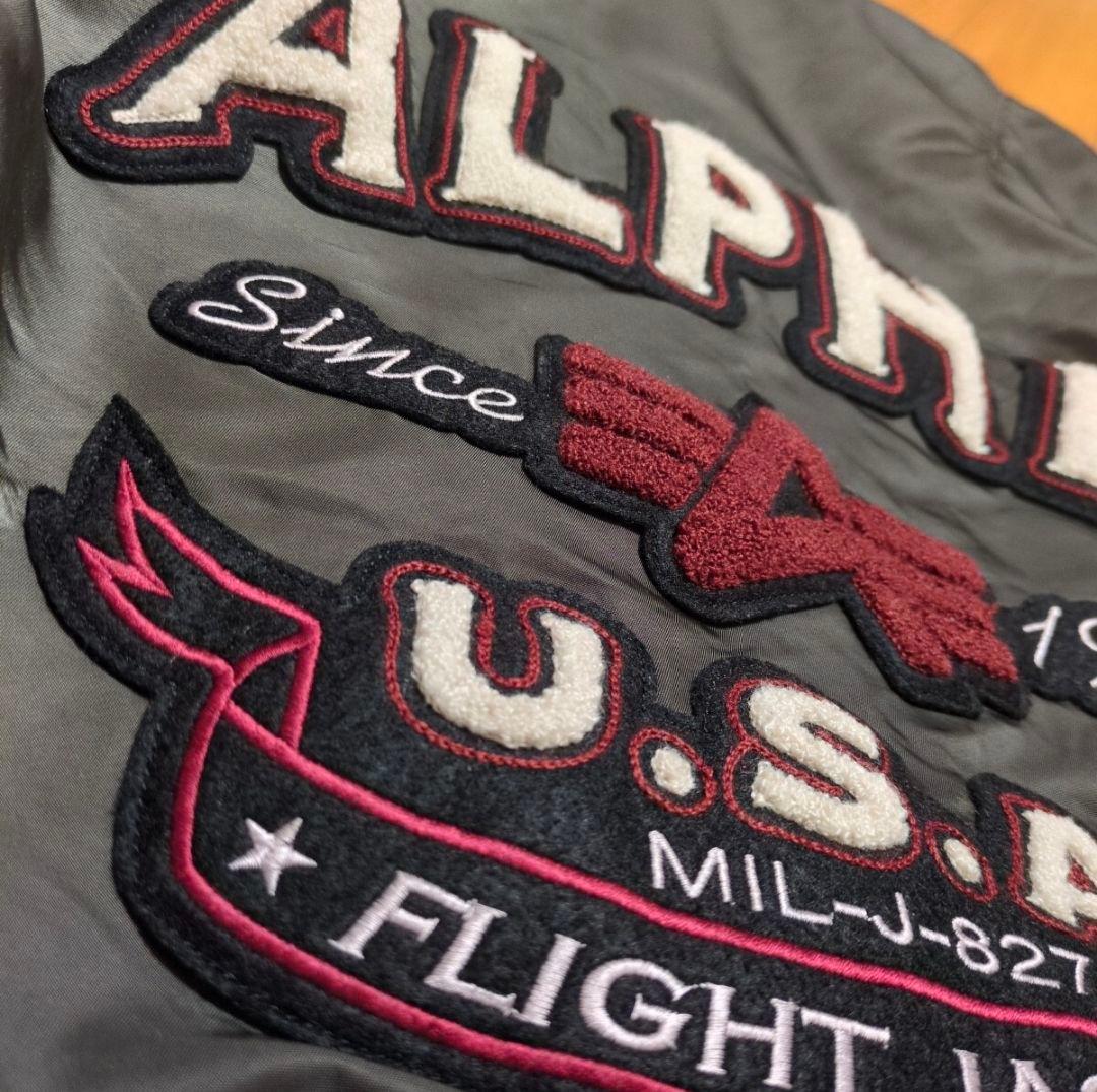 美品 ALPHA フライトジャケットMA-1 MIL-J-82790J USAF