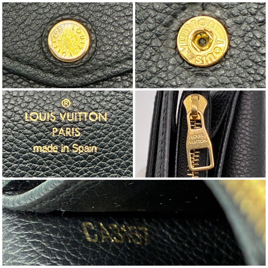 ルイヴィトン アンプラント ポルトフォイユ サラ ノワール