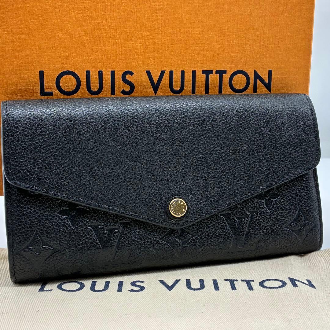ルイヴィトン アンプラント ポルトフォイユ サラ ノワール