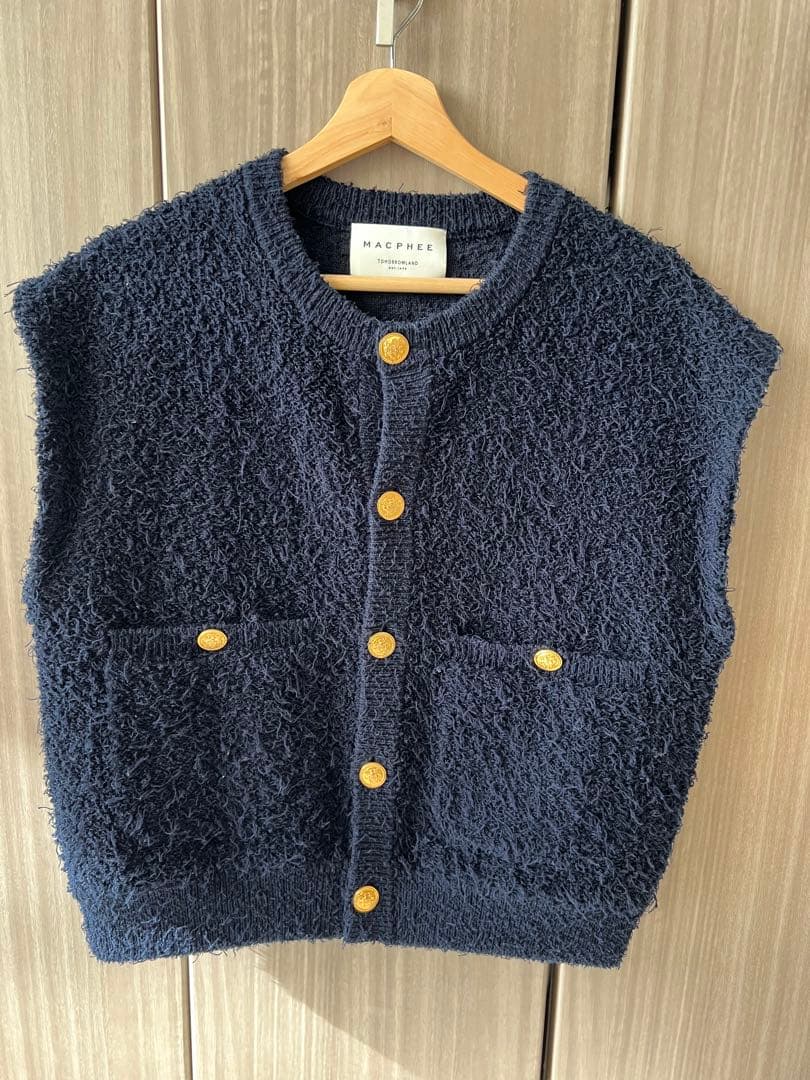 【 美品 】【即日発送】ニットベストマカフィー