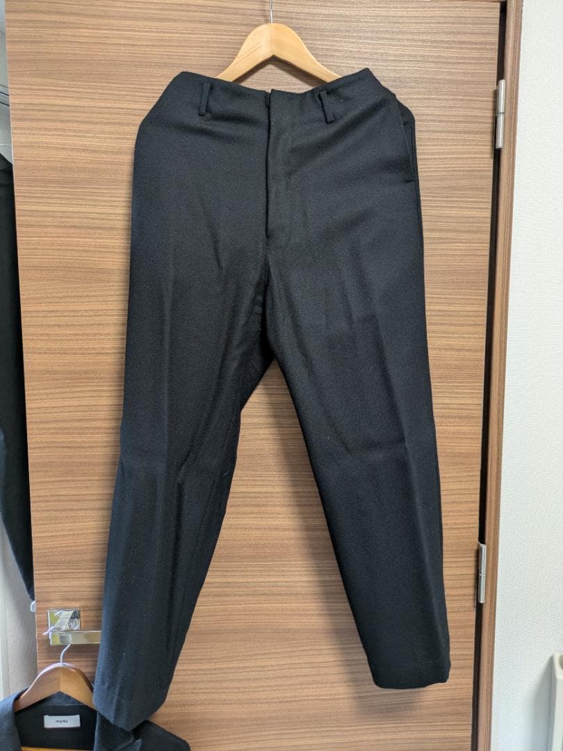 【着用1回】marka ウール ダブルブレスト セットアップ 黒 結婚式 成人式