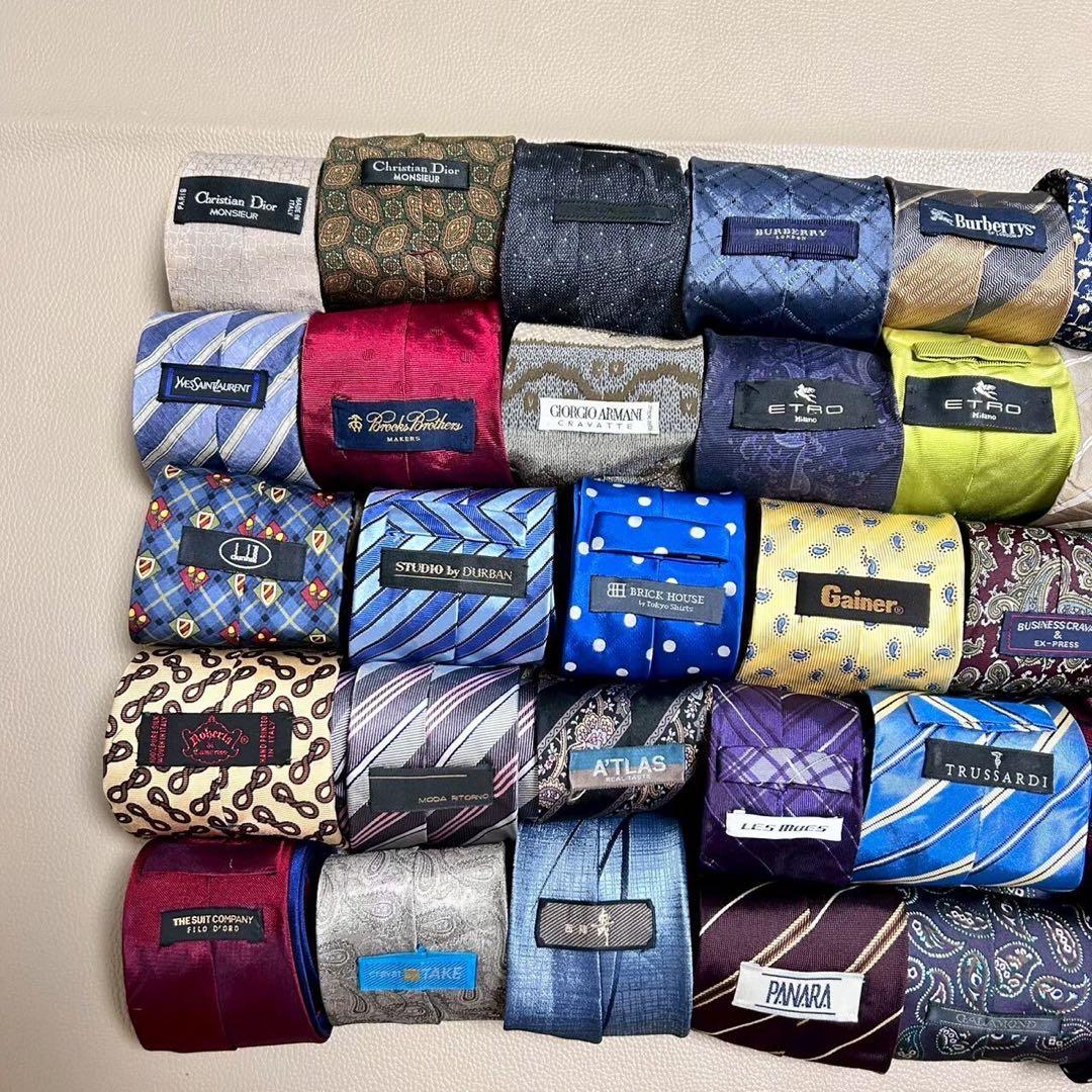 ネクタイセット　40本セット　トロッター プラダ　バーバリー　ネクタイ　ビジネス