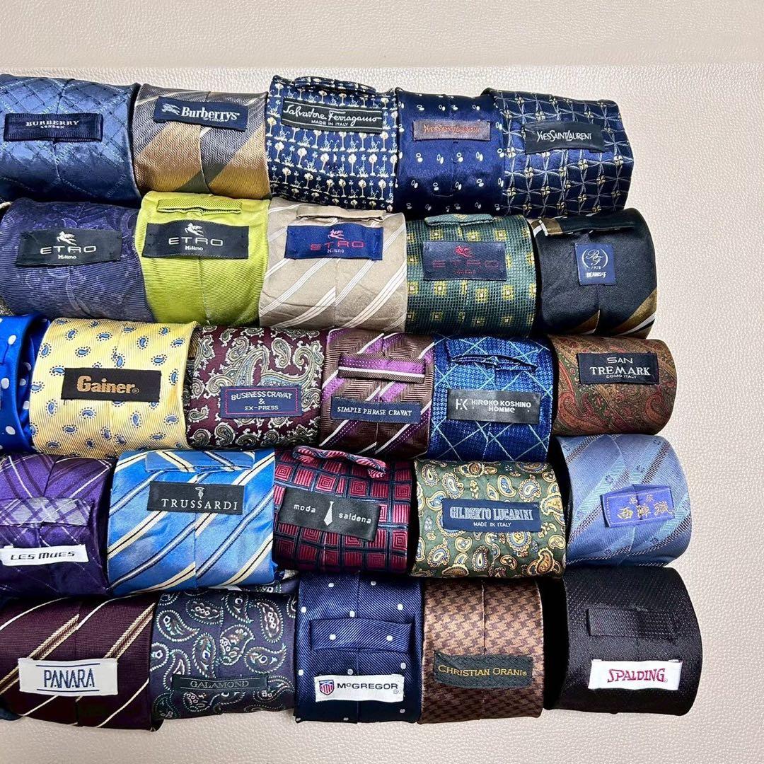 ネクタイセット　40本セット　トロッター プラダ　バーバリー　ネクタイ　ビジネス
