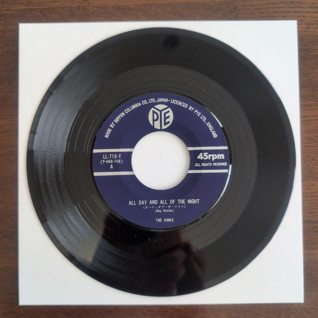 極美品！ザ・キンクス 「オール・オブ・ザ・ナイト」 日本盤シングル