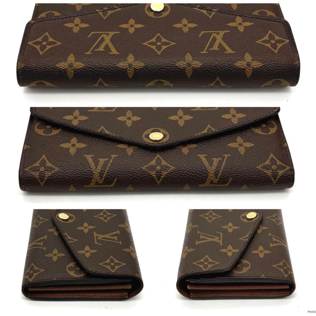 ルイヴィトン モノグラム ポルトフォイユ サラ 長財布 16カード ブラウン