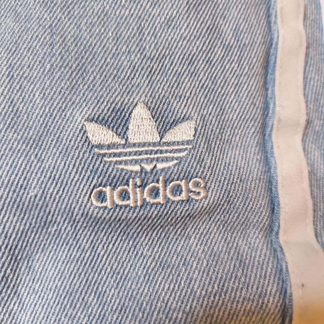 レディース Adilenium デニムカーゴパンツ　クリアブルー 26インチ