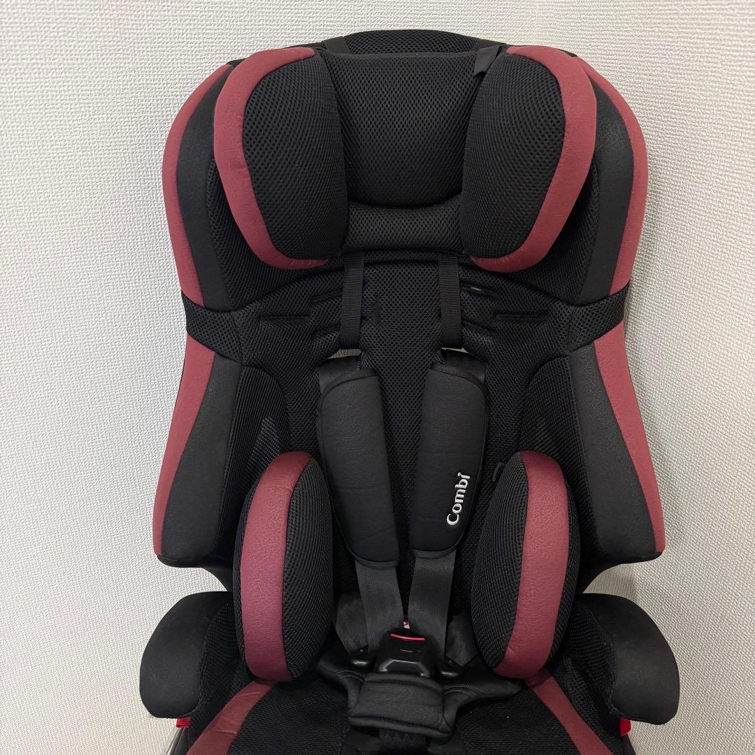 【美品】コンビ ジョイトリップ エッグショックGH ブラック ジュニアシート