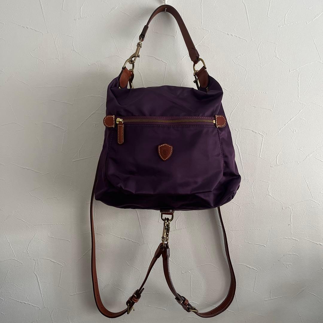 フェリージ　17-55　バンドバッグ　ショルダーバッグ　リュックサック　紫
