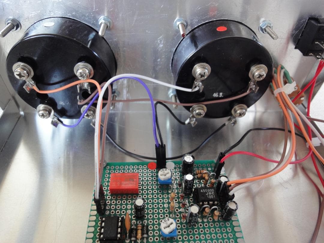 自作ステレオVUメーター145号機
