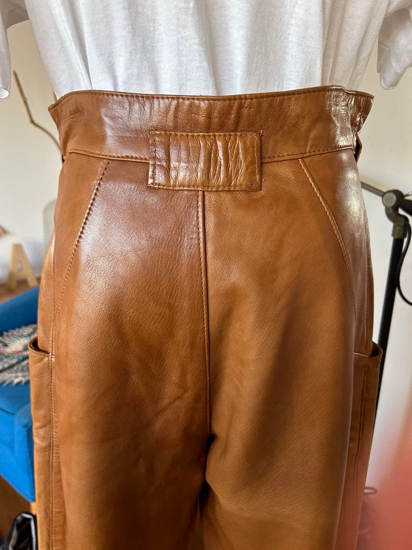ビンテージ　レザーパンツ　革パンツ