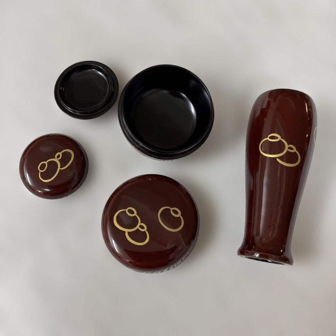 茶箱セット　茶道　女桑